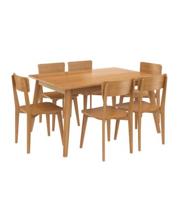 Handmade Rustic Solid Reclaimed Wooden Dining Table and Chair Set