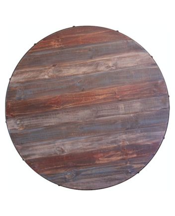 Handmade Rustic Solid Wooden Round Table Top Furniture