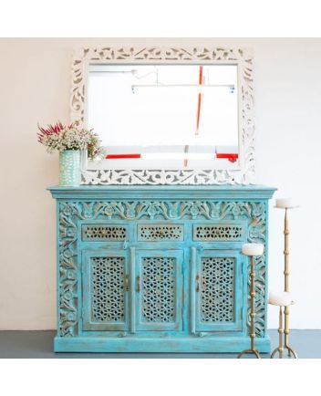 Handmade Wooden Carved sideboard