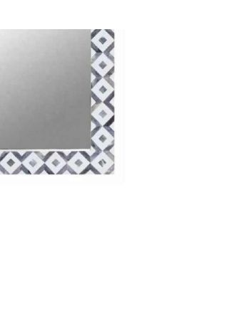 Handmade Blue Bone Inlay Mirror Frame
