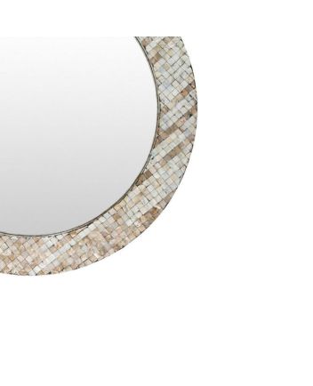 Handmade Mother of Pearl Modern Pattern Mirror Frame
