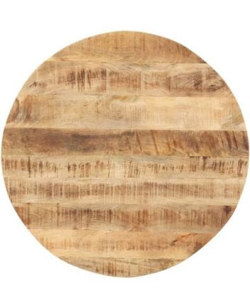 Handmade Rustic Solid Wooden Round Table Top Furniture