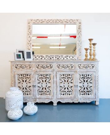 Handmade Wooden Carved sideboard