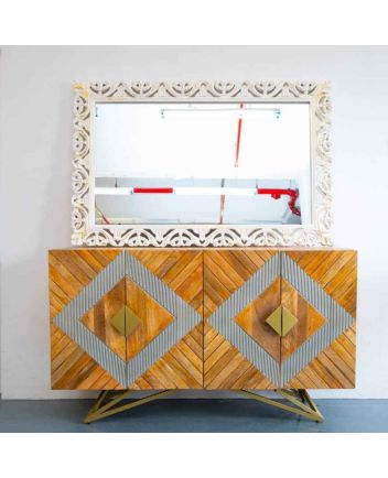 Handmade Wooden Carved sideboard