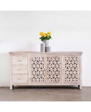 Handmade Wooden Carved sideboard