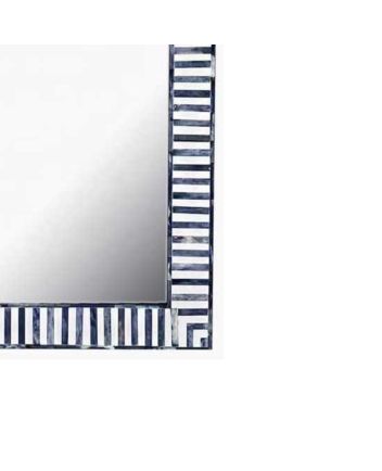 Handmade Blue Bone Inlay Mirror Frame
