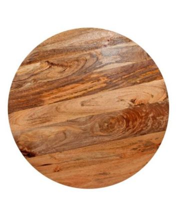 Handmade Rustic Solid Wooden Round Table Top Furniture