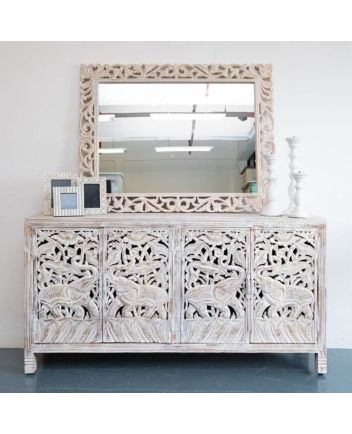 Handmade Wooden Carved sideboard