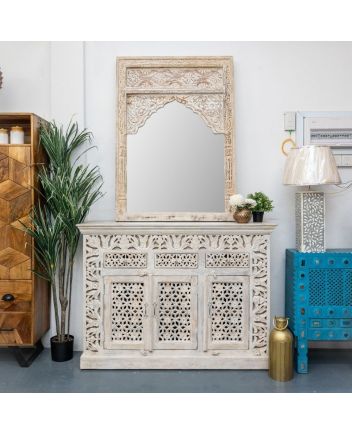 Handmade Wooden Carved sideboard