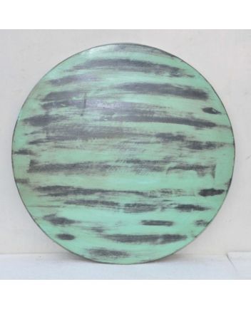 Handmade Rustic Solid Wooden Round Table Top Furniture