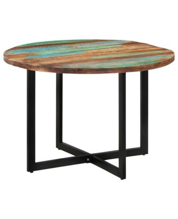 Handmade Rustic Solid Wooden Round Table Top Furniture