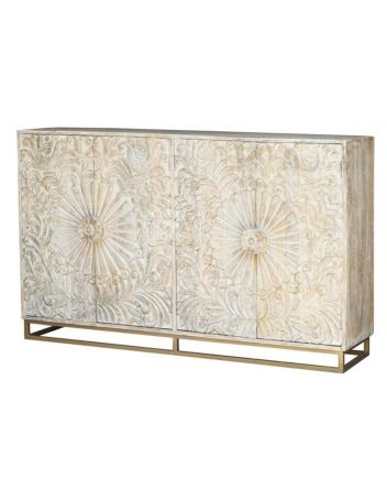 Handmade Wooden Carved sideboard